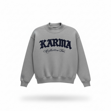 GOODKARMA Gray Mock Neck Sweater